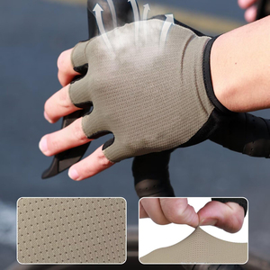Guantes de Ciclismo de Medio Dedo para Verano con Agarre Antideslizante y Protección para la Muñeca, Ligeros, Transpirables, Antideslizantes para Ciclismo al Aire Libre - Product Image 5
