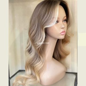 Perruque en cheveux vietnamiens de qualité supérieure, Lace Front sans colle, en gros, vente en vrac pour revendeurs - Product Image 3