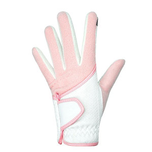 <b>Pink</b> Colored Oem Logo Ladies' Thermal Golf Mittens Stay Warm, Anti-slip Grip, Touchscreen Compatibility Sports Wear Golf Glove - Product Image 2