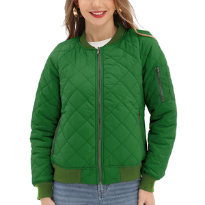 Hot Selling Product <b>Winter</b> Warm Women Bomber Jacket OEM Manufacturer Street Wear Custom Logo Bomber Jacket For Women - Product Image 1