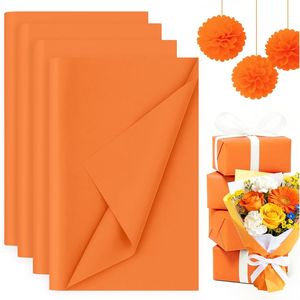 Carta Velina Arancione in Confezione da 330 Fogli 14 X 10 Pollici per Decorazioni di Halloween e Compleanni, Confezioni Regalo, Progetti Fai-da-Te e Arte - Product Image 1