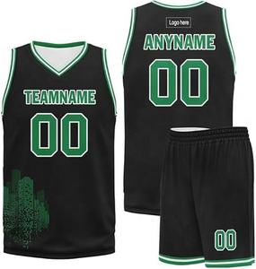 Maillots de basket-ball unisexes personnalisés en gros, haute qualité, 100% polyester respirant, vêtements de sport, uniformes d'équipe, y compris le maillot - Product Image 5