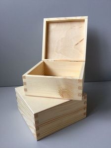 Eco-Friendly Wooden Jewelry Packaging Box Rectangular Minimalist Design Polished Finish Lid 1 Layer Dishwasher Safe Storage Box - Product Image 4