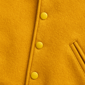 Chaqueta Universitaria Americana Clásica, Cuerpo de Lana, Mangas de Cuero |   Chaqueta de Béisbol para Hombre, Servicio OEM Disponible - Product Image 4