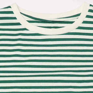 Camiseta de algodón suave para mujer con logo personalizado, camiseta informal holgada de manga corta, camisetas transpirables para mujer en venta - Product Image 5