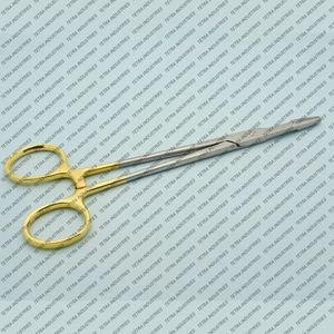 Portaagujas Olsen Hegar de Alta Calidad, 6.5 Pulgadas, Punta Serrada, Acero Inoxidable, Instrumentos Quirúrgicos Dentales Manuales, Certificado CE - Product Image 3