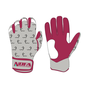 New Style Wholesale Custom Men's Baseball/Softball Batting Gloves Ambidextrous <b>Hook</b> Loop Closure Durable Comfortable - Product Image 3