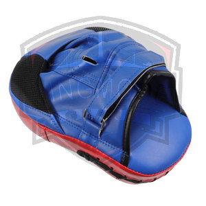 En gros, Mitaines d'entraînement de boxe légères et incurvées, Pads de frappe et de cible, Pads de frappe au pied en cuir PU lacés, avec logo personnalisé - Product Image 2