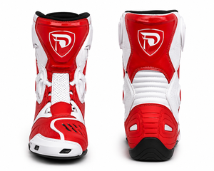 Bicicleta de Ejercicio Dumela Roja y Blanca, Cuero Genuino Transpirable e Impermeable, Protección para Todas las Estaciones, Entrenamiento Deportivo, Color Personalizado - Product Image 1