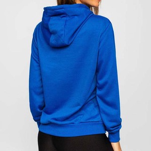 2026 Spring Custom <b>Workout</b> Women <b>Hoodies</b> Quick Dry Breathable Oversize Women Organic Cotton <b>Hoodies</b> Customized Blue - Product Image 2