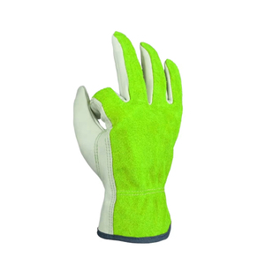 Guantes de Seguridad Industriales de Primera Calidad, Cómodos, con Protección Máxima para las Manos, Palma de Cuero y Dorso de Gamuza, para Uso General - Product Image 3