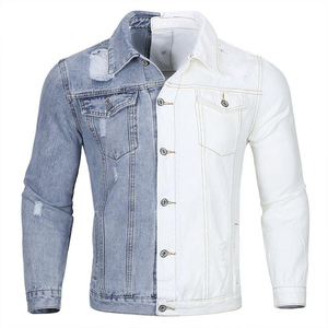 Nueva Chaqueta Vaquera Elástica de Manga Larga para Hombre, Chaqueta Vaquera Azul de Algodón para Invierno, Chaqueta Vaquera Lisa para Hombre, Chaqueta de Talla Grande para Hombre - Product Image 1