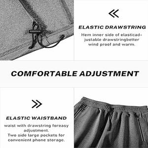 Nuevo chándal de forro polar oversize para hombre, conjunto deportivo de algodón grueso liso personalizado, hecho por Dress Sports - Product Image 6