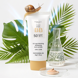 [ROOICELL] Crème BB à l'escargot, soin coréen pour la peau, SPF50 PA, niacinamide, couvrance naturelle, crème BB tonifiante - Product Image 1