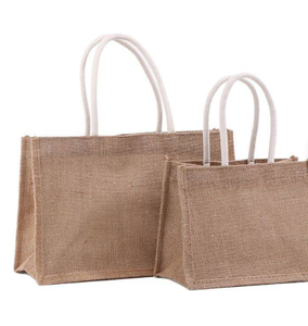 Bolsa de Almacenamiento de Yute Natural Ecológica para Ropa de Viaje al Aire Libre y Uso Diario - Product Image 1