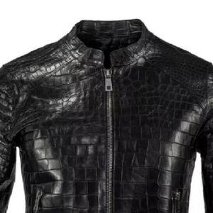 Nueva Chaqueta de Invierno de Cuero Personalizada para Hombre, Cuello Alto, Tela Ecológica, Logotipo Frontal, Alta Calidad, Estilo Urbano - Product Image 4