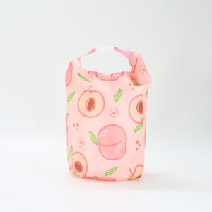 Sac à lunch durable en film PEVA intérieur anti-fuite en polyester rose pour femme - Product Image 3