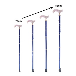 Bastón plegable de aluminio de cinco secciones bellamente diseñado - Product Image 3