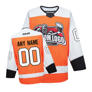 Camiseta de Hockey sobre Hielo, Camisetas de Práctica Personalizadas, Camiseta de Hockey Bordada, Ropa de Hockey sobre Hielo - Product Image 4