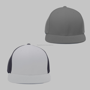 Casquette de baseball de sport structurée en polyester uni réglable avec broderie personnalisée et logo imprimé Sandwich Brim Plus Size Caractéristique - Product Image 1