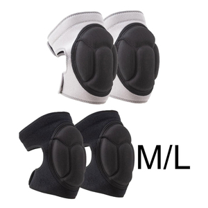 Genouillère de compression de qualité supérieure, respirante, confortable, design flexible avec rembourrage absorbant les chocs pour le sport - Product Image 1
