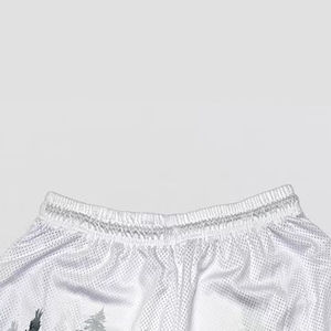 Pantalones Cortos Deportivos de Alto Impacto para Hombre, 100% Poliéster, Malla Sublimada, Logotipo Personalizado, Transpirables, Largos hasta la Rodilla, Estilo Urbano, Venta al Por Mayor - Product Image 3