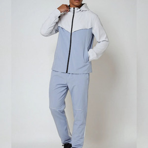 2026 Custom Men's Tracksuit Autumn Breathable Windbreaker <b>Zip</b> <b>Up</b> <b>Jacket</b> Jogger Sweatpants Training Sportswear Set - Product Image 5