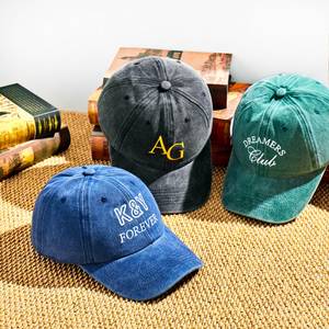 Custom Design Embroidered Baseball Cap Custom <b>Name</b> Personalized Unisex Cotton 6-Panel Adjustable Fit Casual Spring Summer Hat - Product Image 2