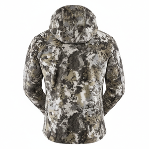Veste de chasse tactique professionnelle pour hommes, camouflage numérique, coupe-vent, à capuche, en polaire, veste thermique softshell - Product Image 4