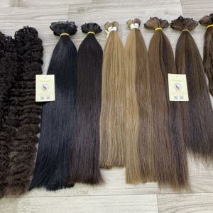 Extensions de cheveux naturels Genius Weft en gros, trame invisible, cheveux humains raides naturels, bouclés birmans, ondulés - Product Image 5