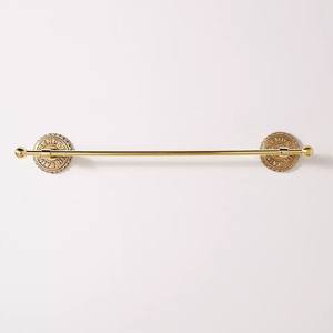 Elegant Gold Brass Towel <b>Rail</b> Holder Bathroom <b>Wall</b> Mounted Towel Bar Decorative Bathroom Accessories for Luxury Washroom - Product Image 2