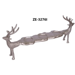 Metal <b>Square</b> Shape Candelabra Christmas Home Decoration Freestanding - Product Image 4