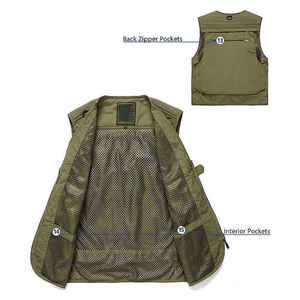 Gilet de sécurité réfléchissant sans manches unisexe avec logo personnalisé, vêtements de travail haute visibilité, uniformes imperméables en laine vintage et polyester - Product Image 2