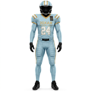 Uniformes de football américain personnalisés pour jeunes, hauts en twill, fabriqués au Pakistan, vêtements de football américain pour le sport, service OEM - Product Image 1