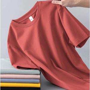 Camiseta Casual de Manga Corta para Hombre, Cuello Redondo, 100% Algodón Jersey, Color Liso, Transpirable, Corte Regular - Product Image 3