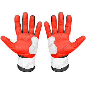 ถุงมือตีเบสบอล/ซอฟต์บอล SAAR INDUSTRIES สำหรับผู้ใหญ่ หลายสี ทนทาน กันลื่น ทำจากหนัง ดีไซน์แบบข้อมือยาว ใช้ได้ทั้งมือซ้ายและขวา - Product Image 4