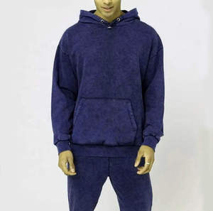 Ensemble de survêtement 2 pièces pour homme avec logo personnalisé, pantalon évasé et sweat à capuche pour streetwear hiver - Product Image 2