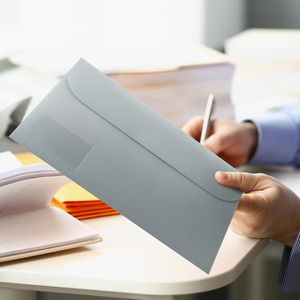 <strong>A4</strong> Plastic Envelope Plastic <strong>Folder</strong> For Document Poly <strong>Folder</strong> With Snap Closure For School And Office Supplies - Product Image 5