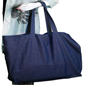 Bolsa de Compras Grande de Diseño, Reciclada, Orgánica, 100% Algodón Natural, Bolsas de Lona de Algodón Reutilizables con Logotipo Impreso Personalizado - Product Image 4