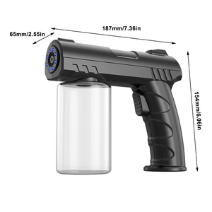 Pistola de Desinfección Nano Recargable con Luz Azul, Pulverizador Nano Inalámbrico, Atomizador de Desinfectante Portátil - Product Image 4