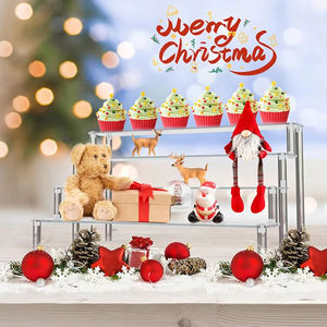 Support de présentation en acrylique pour figurines <span class=keywords><strong>Amiibo</strong></span> Funko Pop, support de présentation pour cupcakes, support de maquillage, porte-parfum - Product Image 5