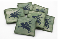16X Patch brodé style Pegasus pour épaule, idéal pour uniforme