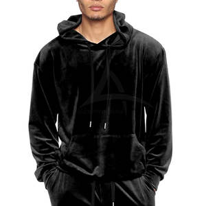 Survêtements en velours pour hommes, dernière collection, très tendance, respirants, grandes tailles, avec fermeture éclair et cordon de serrage - Product Image 5