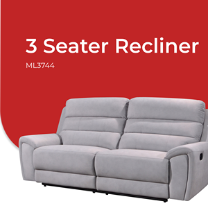 Goodnite Malaysia - Juego de Sofás Reclinables Minimalistas de 1, 2 y 3 Plazas, Tapicería de Tela, Espuma de Alta Densidad, Plástico Cómodo - Product Image 6