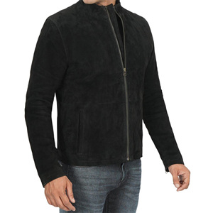 Men'sTop Quality Premium Leather Trucker <b>Jacket</b> <b>Suede</b> Leather Premium Soft Touch Fully Lined Black <b>Suede</b> Jeans Style <b>Jacket</b> - Product Image 4