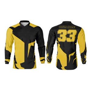 Maillot de VTT de haute qualité à manches courtes, sans couture, respirant, séchage rapide, léger, 100% polyester, vêtements de cyclisme OEM ODM en gros - Product Image 6