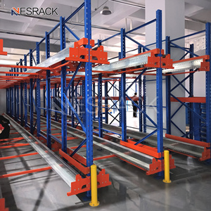 Sistem Rak Shuttle Radio Otomatis 2 Arah untuk Gudang, Penyimpanan Baja, Sistem Rak Pallet Shuttle Drive-in Tugas Berat - Product Image 5