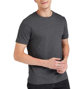 Wholesale Direct Factory Regular Fit Short Sleeve 100% Cotton 180 Grams Casual Streetwear Summer Fashion Solid Men's T-Shirt - Product Image 5
