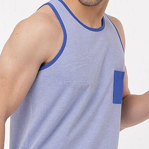 Débardeur homme premium, matière douce, sans manches, pour le fitness estival et les tenues décontractées - Product Image 6