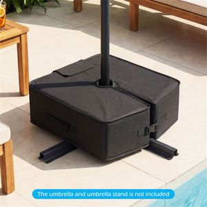 Base per Ombrellone da Giardino 90 libbre, in Poliestere Oxford 900D, Resistente alle Intemperie, con Sacca di Sabbia, per Ombrelloni a Braccio Laterale da Giardino e Spiaggia - Product Image 1